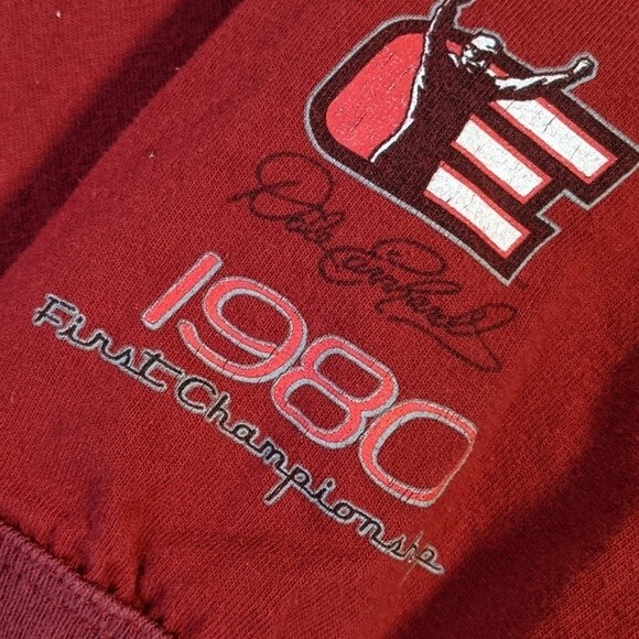 Vtg Dale Earnhardt Nascar Winston Cup Winner 1980 Sz XL Ringer Tee - Picture 5 of 8